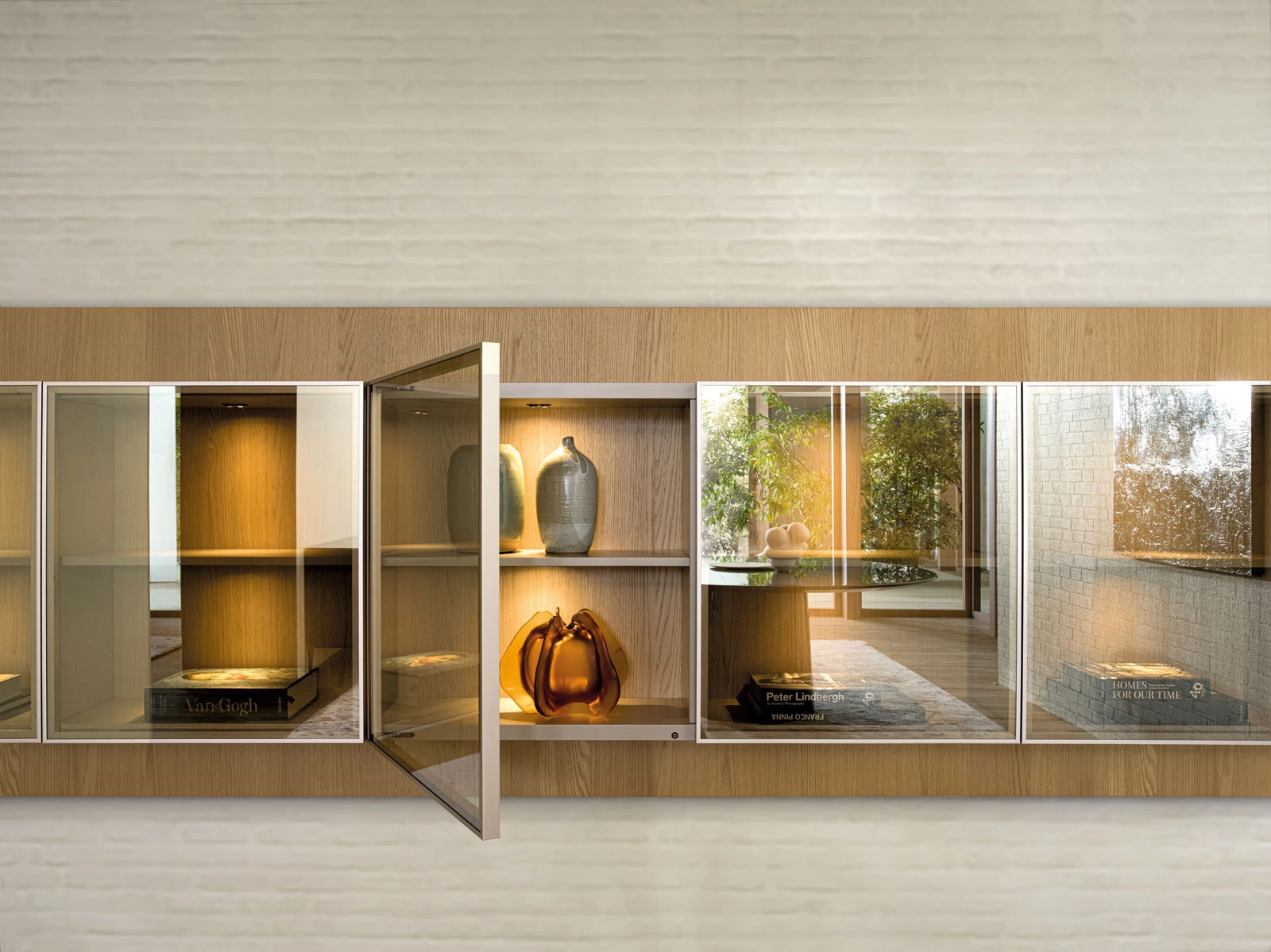Knižnica PASS-WORD EVOLUTION GRID-UP WALL UNIT - fotografia č. 3