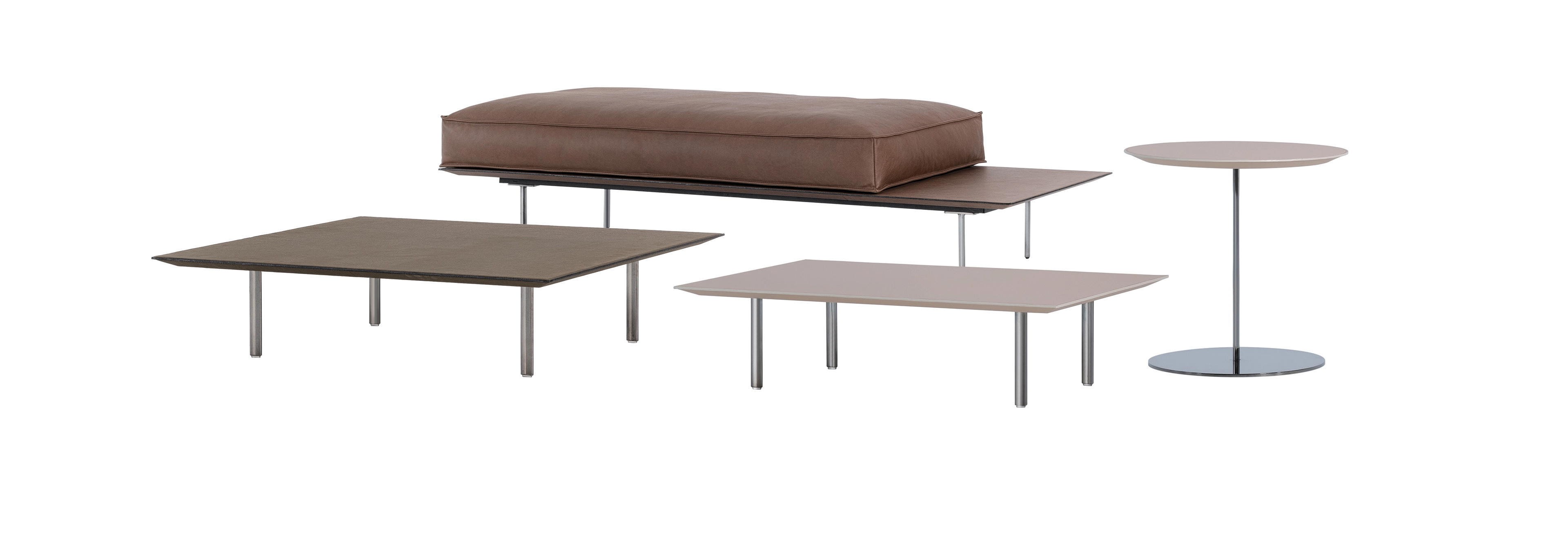 Konferenčný stolík VOGUE CUOIO COFFEE TABLES 2023 - fotografia č. 3