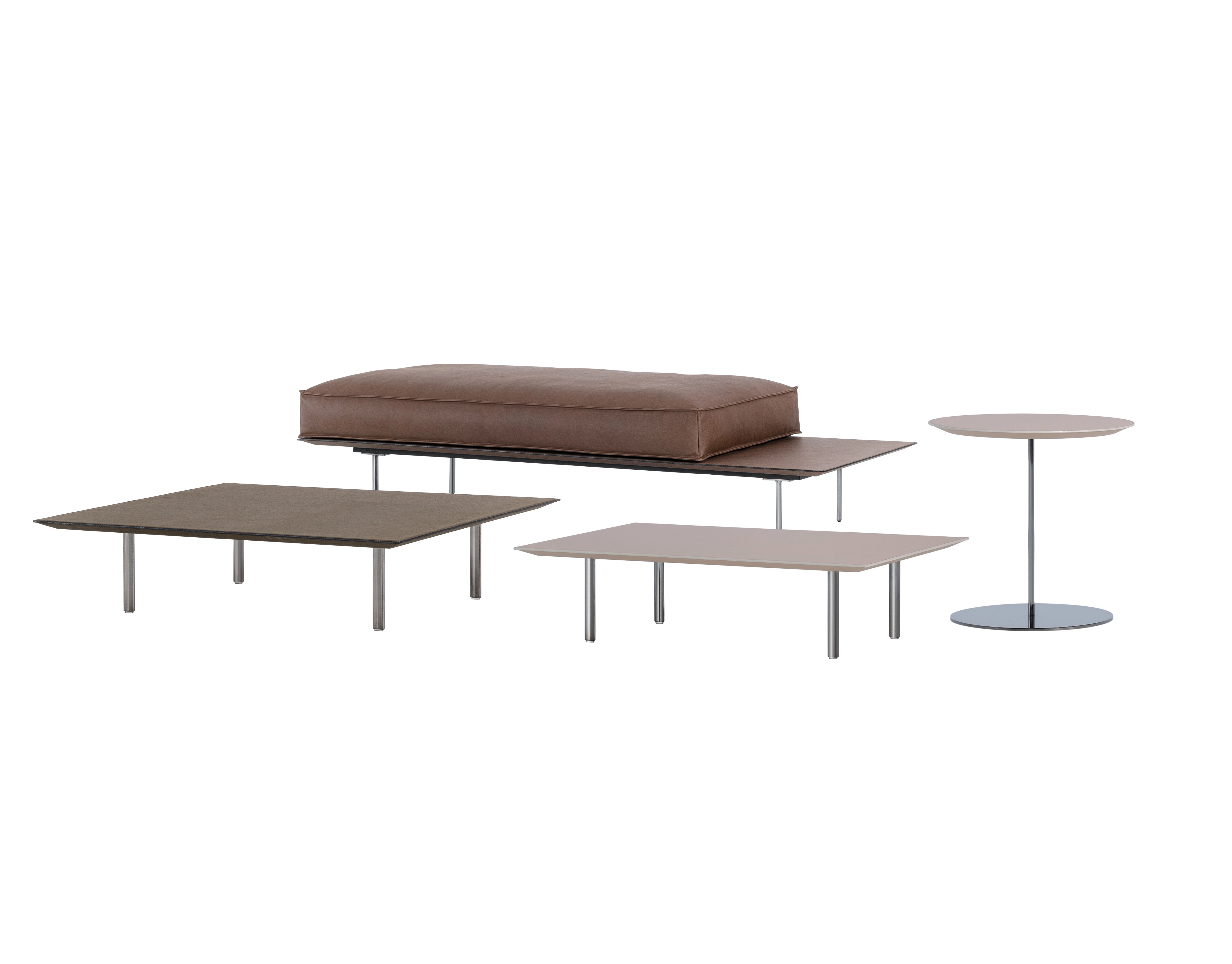 Konferenčný stolík VOGUE CUOIO COFFEE TABLES 2023 - fotografia č. 1
